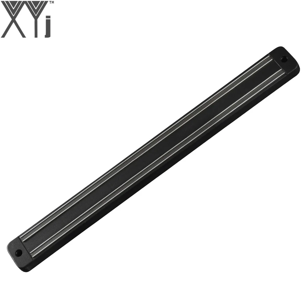 XYj Магнитный Держатель ножей 3 вида стилей высокое качество настенное крепление Черный ABS Placstic блок магнитный держатель для ножей для металлического ножа - Цвет: Large