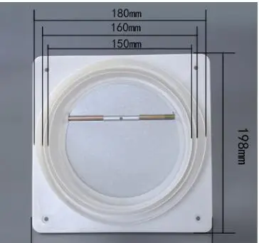 Кухонный обратный клапан дымоходный обратный клапан диапазон капота анти-запах клапан ванная комната дымовой обратный клапан - Цвет: 03