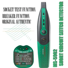 MASTECH MS-5902 В 110 В в/220 В автоматический выключатель Finder/гнездо тестер инструкция/полностью автоматический выключатель Finder