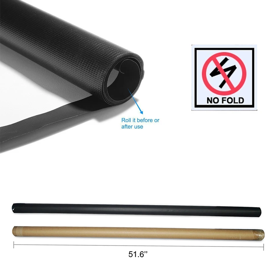 100 Inch Simple Projector Screen-5