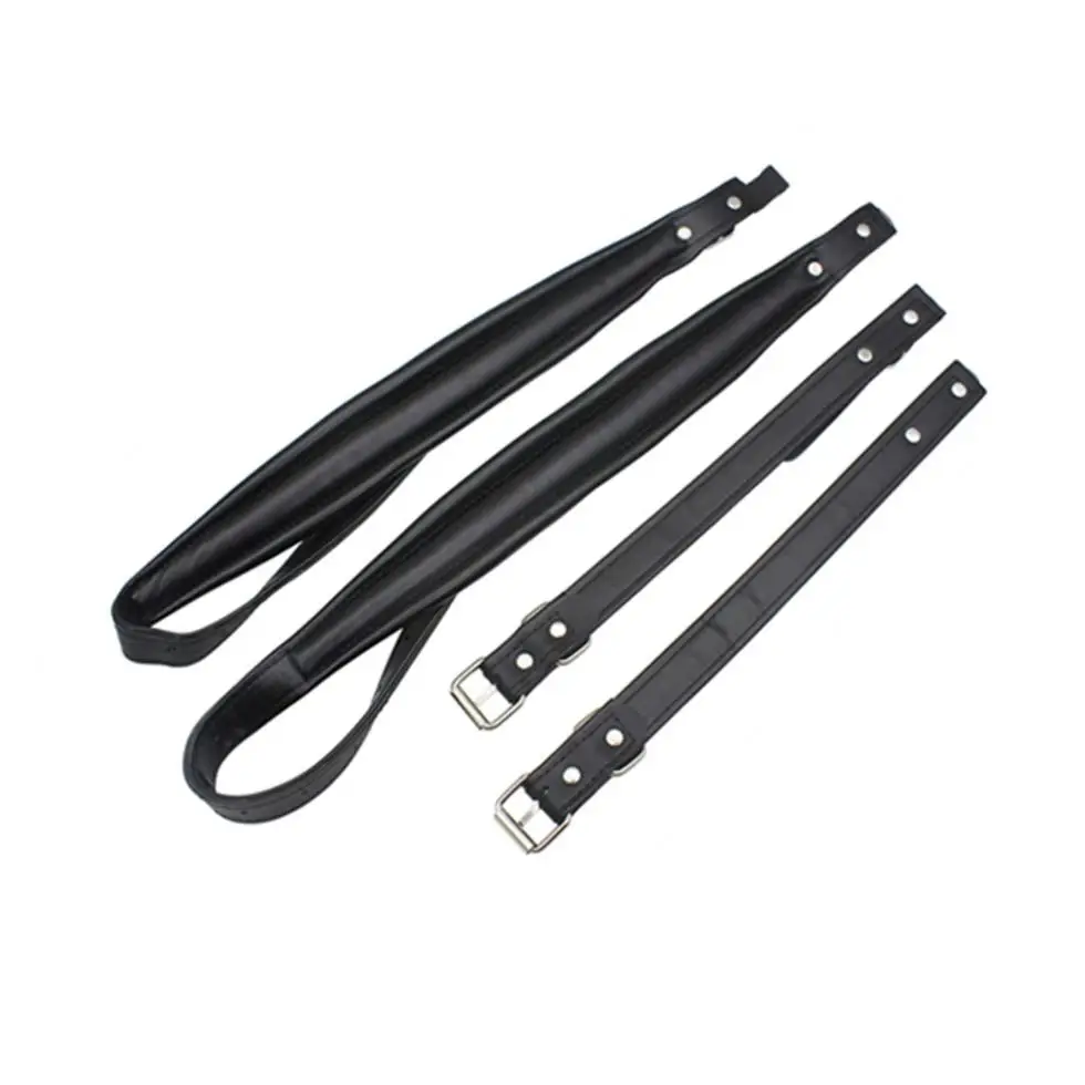 SLADE One Pair Adjustable Synthetic Leather Accordion Shoulder Straps for 16-120 Bass Accordions