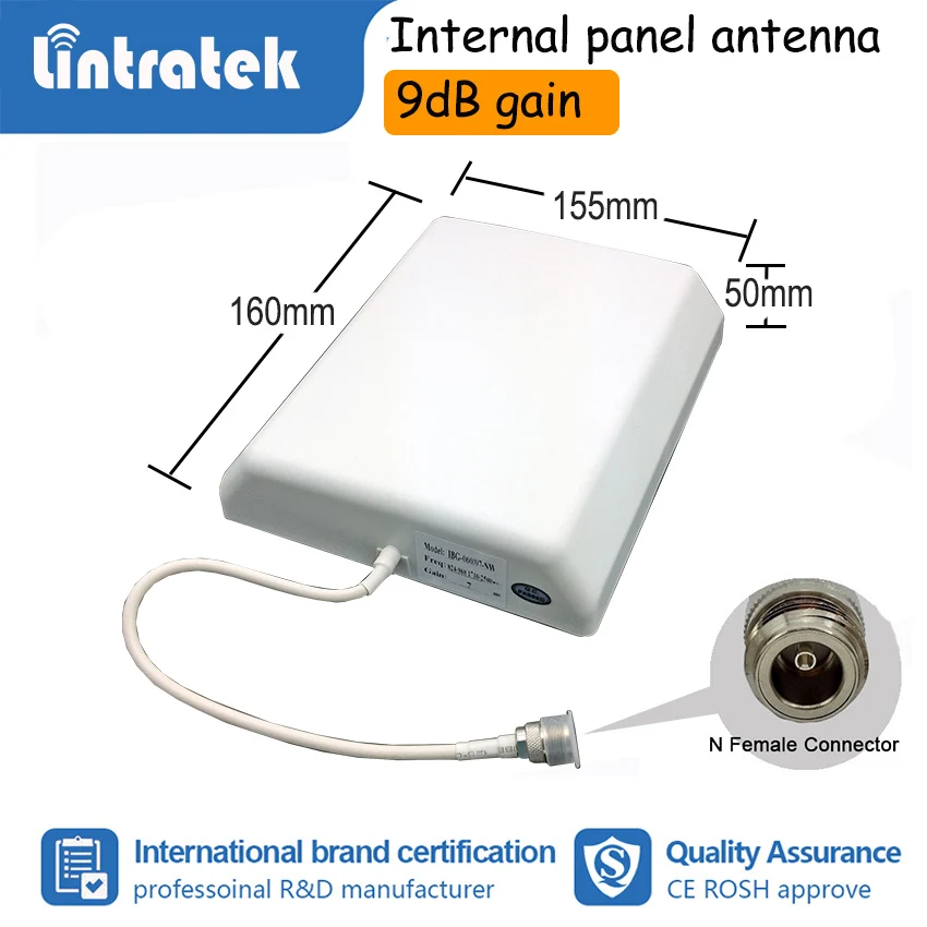 Lintratek 900/1800/2100 МГц трехчастотный усилитель сигнала 70 дБ GSM 3g UMTS 4G LTE 3 LCD мобильный