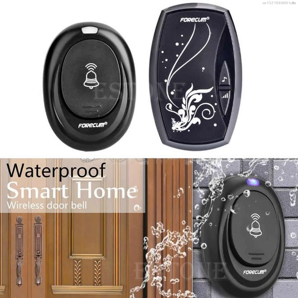 

2018 36Songs Wireless Receiver Remote Control 100M Waterproof Doorbell Door Bell