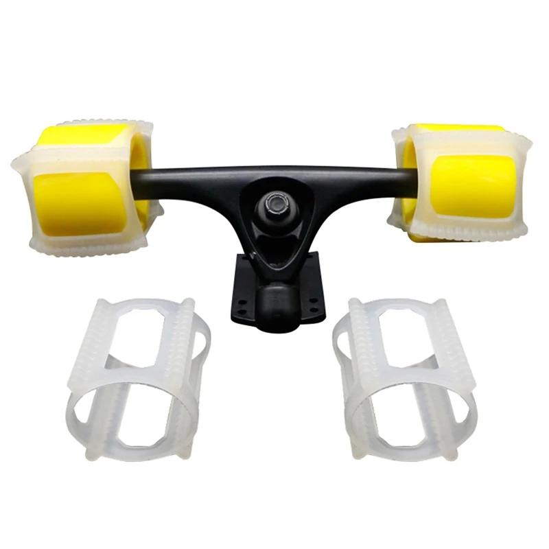 

Skateboard Beginner Accessory Double Skating Skateboard Wheel Set Dolphins Jumper Holder Learn Skate Tricks Faster