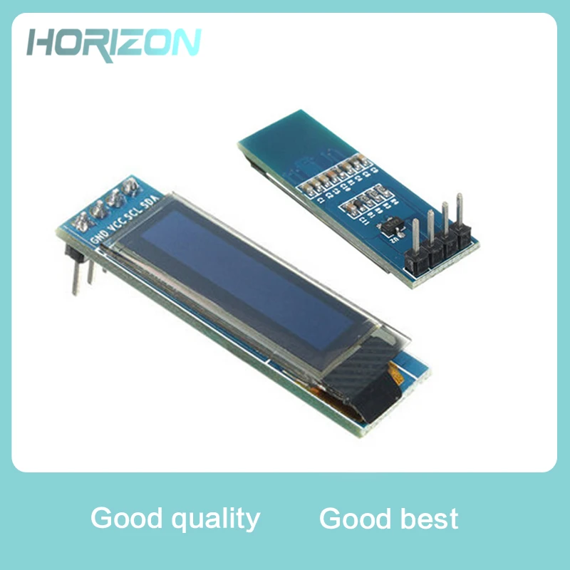 

0.91 inch 128x32 I2C IIC Serial Blue OLED LCD Display Module 0.91" 12832 SSD1306 LCD Screen for Arduino