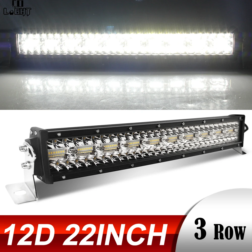 

CO LIGHT 12D High Power 3-Row Led Bar Offroad 12V 390W 585W 780W 936W 975W Combo Beam 4x4 Work Light Bar for Trucks ATV SUV Boat