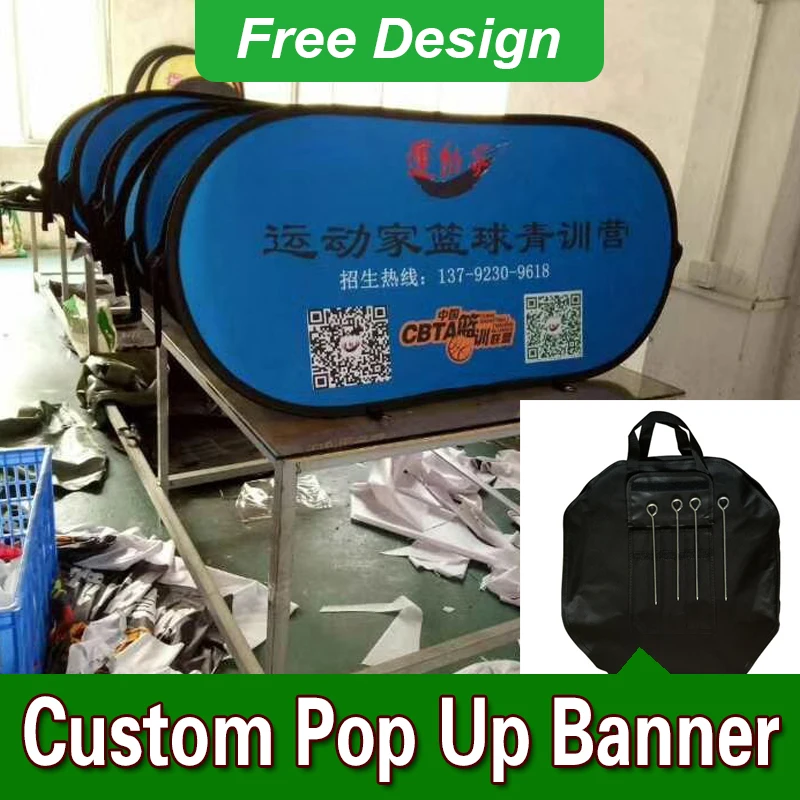 Free Design Free Shipping Horizontal A Frame Banner Pop Up Signs Outdoor Pop Up A Frame