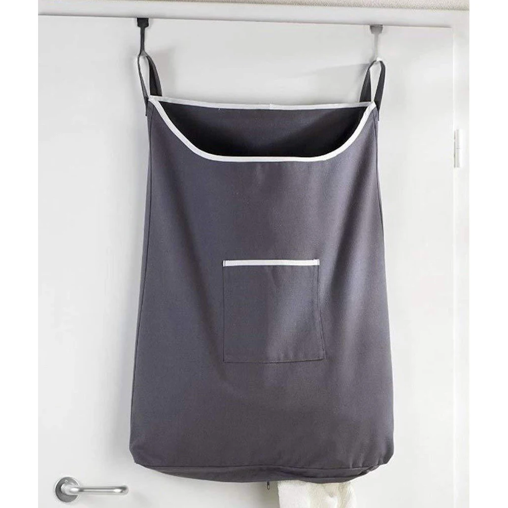 Storage Bag Household Large Capacity Dirty Clothes Pocket Hanging Laundry Bag Bathroom Supplies Door Hanging Storage Bag