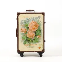 2" 22" 2" дюймов тележка для цветов сумки чемодан коробка pu с замком Спиннер багаж