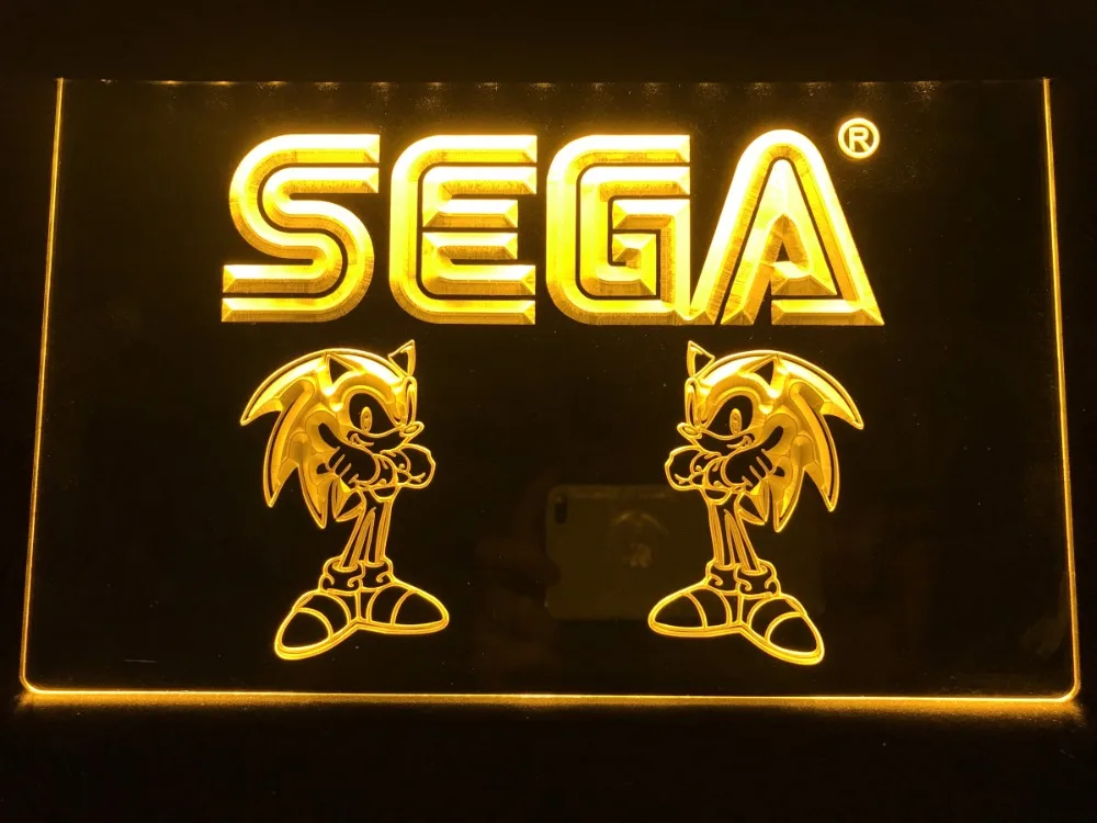 R065 Sega светодиодный неоновый светильник знаки|Таблички и знаки| |