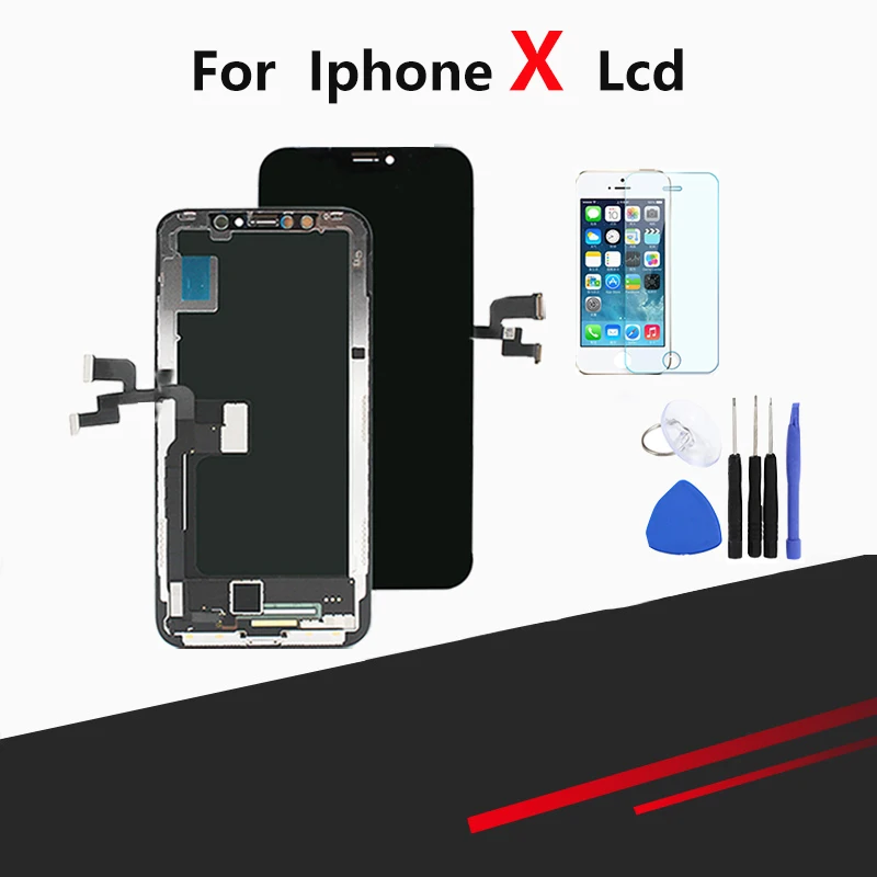 

LCD Display For GX Amoled or display or screen is replaced with the iPhone X OEM touchscreen digitizer assembly