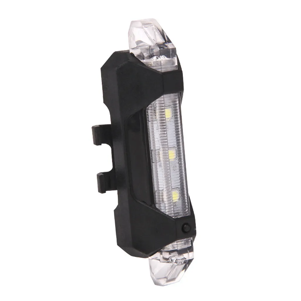 Usb удобный мощный светодиодный светильник-вспышка перезаряжаемый светодиодный светильник 18650 супер яркий USB Перезаряжаемый велосипедный задний светильник
