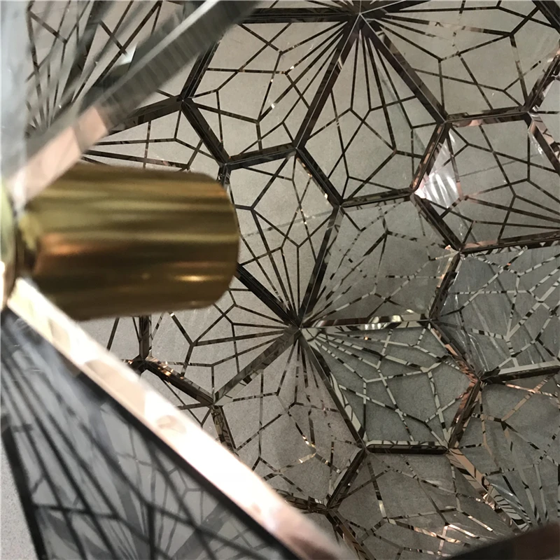  Creative Diamond Ball stainless steel Pendant Lamp Modern LED deco lighting Pendant Light For Resta - 32946185386