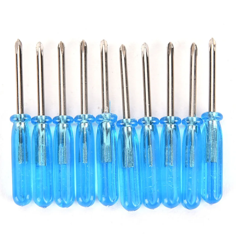 

10 Pcs New Mini Phillips Slotted Screwdrivers For Kids Tool Toys 2mm Portable Screw Driver Repair Tools For Home Use