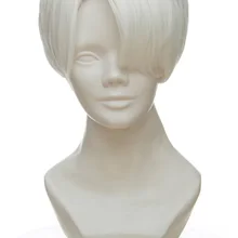 Cairngorm парик косплей Land of the luasty косплей парик короткий белый парик Хэллоуин карнавальный парик для взрослых