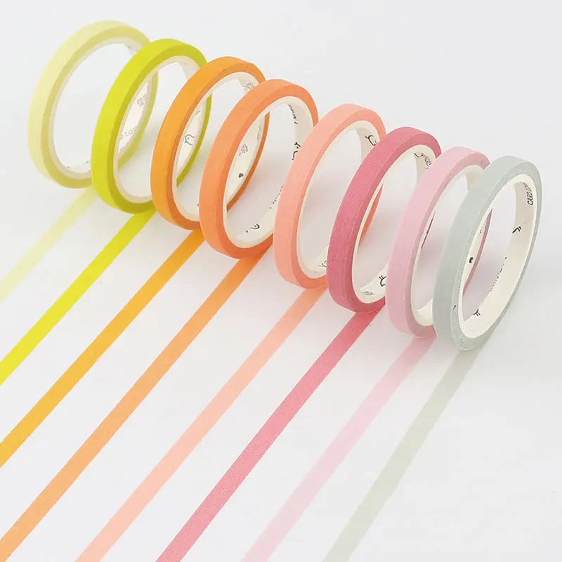 5mmX7m Cute Candy colors rainbow Kawaii Washi Tapes Washi Tape Diy Colorful Adhesive Tape Sticker Stationery School Supplies 5mmX7m Cute Candy colors rainbow Kawaii Washi Tapes Washi Tape Diy Colorful Adhesive Tape Sticker Stationery School Supplies