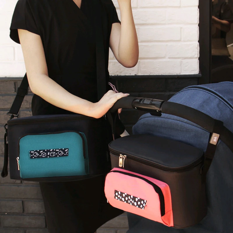 

Fashion Mummy Maternity Nappy Bag Large Capacity Diaper Bag Waterproof Thermal Insulation Travel Designer Baby Stroller Bag