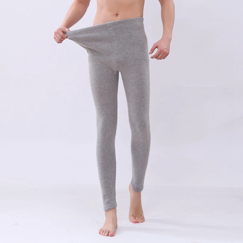 

New Arrival Autumn and Winter Style Men Pants plus thick velvet Plus Size 7XL man long Johns men warm leggings