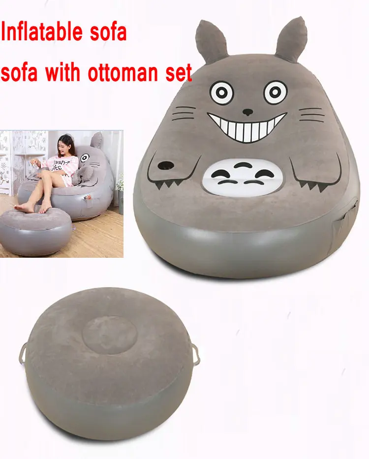 Projeto do gato camas de sofá inflável, cadeira do sofá do ar exterior e interior reunindo PVC inflado 130*130*125 CM