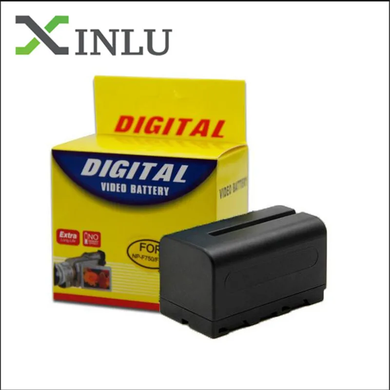 Аккумулятор NP F770 np f750 NPF770 750 аккумулятор с ЖК дисплеем и USB зарядным устройством 4400