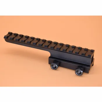 

Extension QD Long Riser Scope Mount 25MM High Profile 20mm Picatinny Weaver Rail Metal Base Adapter Converter 14 Slots