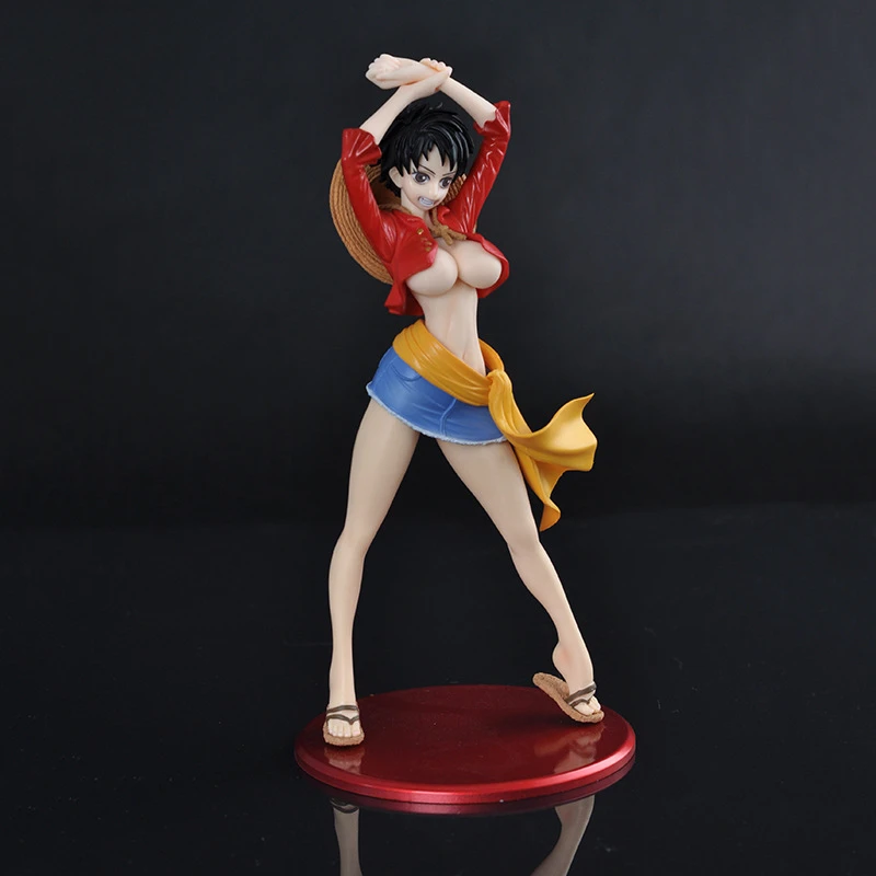 アニメワンピースpopモンキー D ルフィ女性像セクシーな女の子pvcアクションフィギュアbrinquedosキッズモデルのおもちゃグッズjuguetes Pvc Action Figure Monkey D Luffytoys Collectibles Aliexpress
