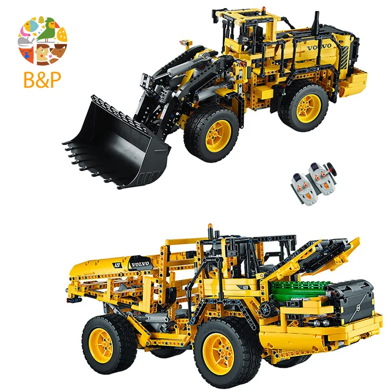 

Legoing 42030 1636Pcs Technic Series Volvo L350F wheel loader Model Set Building Blocks Bricks Gifts Toys compatible LEPIN 20006