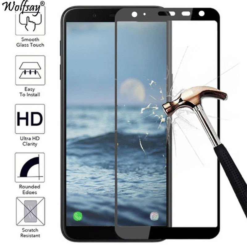 9H Защита экрана для LG K40 закаленное стекло полное покрытие + Полное клеевое