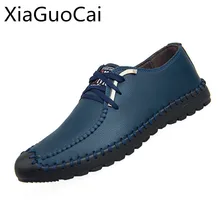 Модель года; стиль супер дышащие Для мужчин повседневная обувь Пояса из натуральной кожи Кружево до изысканный мастерство обувь для вождения для мужчин C236 15