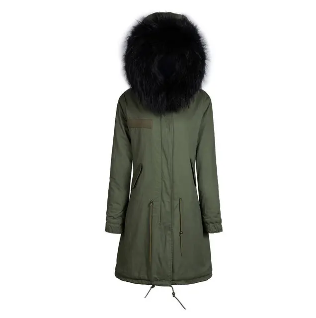 Cheap black faux fur jacket tall men wear jacket, hot sale style with removable collar fur long jacket