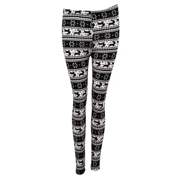 

Knitted Snowflake Pattern Leggings