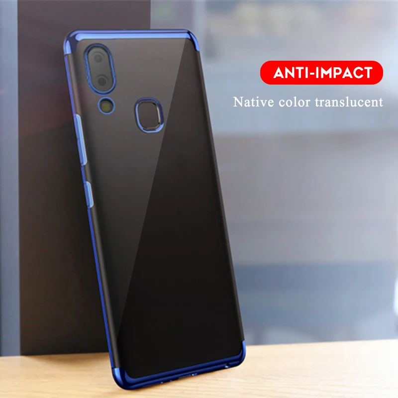 For Samsung A50 Case Plating TPU Phone Case For Samsung Galaxy A6 A8 Plus A9 2018 A5 A7 A3 2017 A30 A10 Silicon Soft Clear Cover