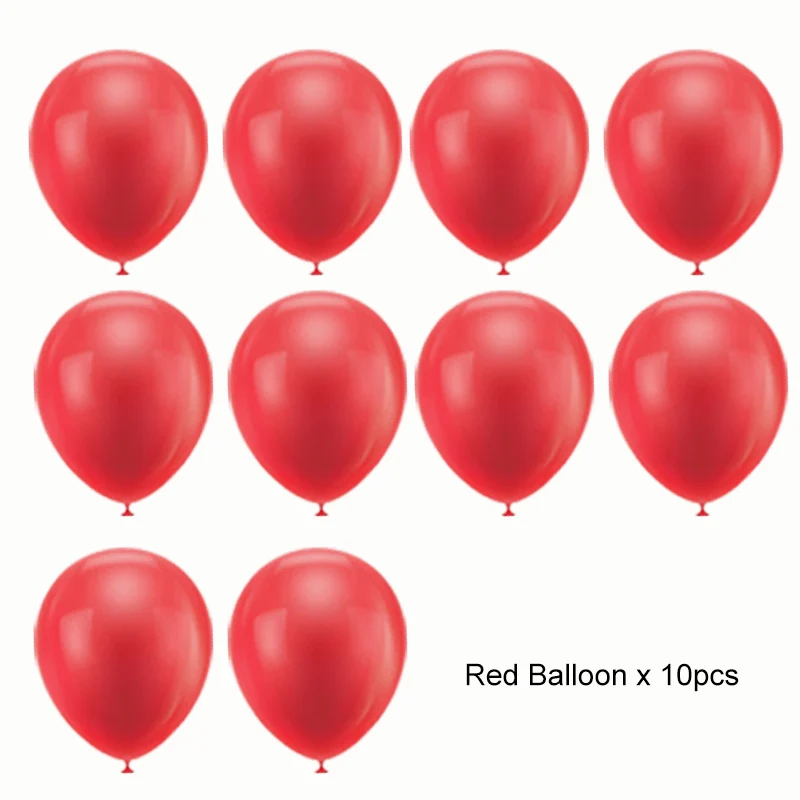 4 июля тема вечерние одноразовые наборы посуды Американский национальный флаг дизайнерские украшения наборы американский День Независимости вечерние принадлежности - Цвет: red-balloon