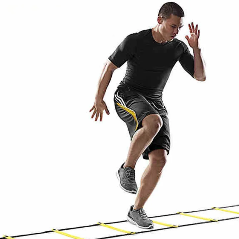 

4 Styles 6/8/10/11 Rung Nylon Straps Training Ladders Agility Speed Ladder Stairs for Soccer and Football Speed Ladder Equipment