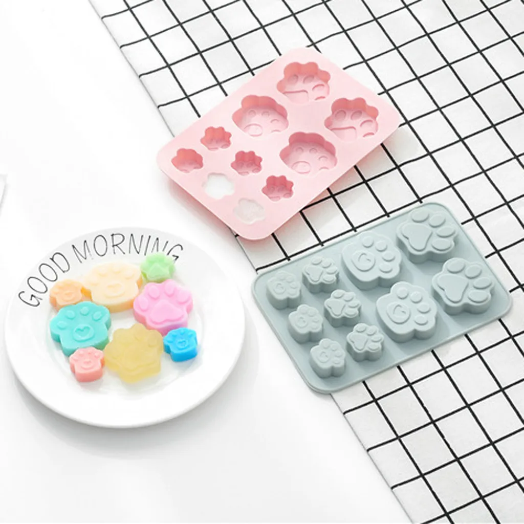 

Ice Cream Tools Silicone Shape Cake Cookie Chocolate Mould Ice Tray Mold Baking Tray 3D Ice Cube Tray