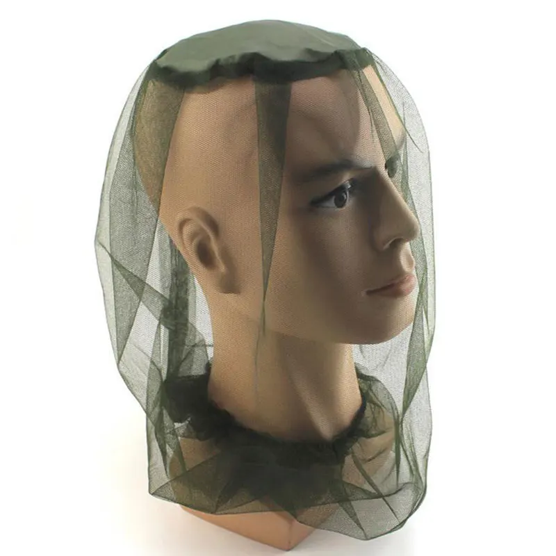 

Forfar Summer Anti Mosquito Bee Insect Hat Bug Mesh Head Net Cover Face Protector For Hiking Travel Camping Outdoor Sports Tool