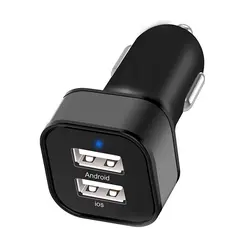 Автомобиль USB Зарядное устройство Quick Charge 3,0 Мобильный телефон Зарядное устройство 2 Порты и разъёмы USB быстрый автомобиль Зарядное