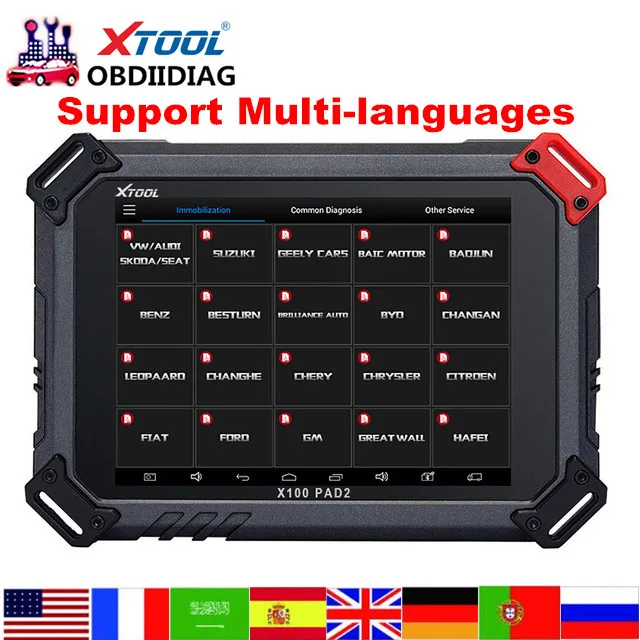 XTOOL X100 PAD2 x 100 pad 2 Обновление x100 Авто программатор с особой функцией коррекции