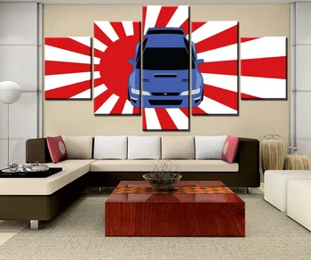 

5 Pieces Modular Canvas Painting Impreza Abstract Modern Decorative Wall Pictures For Living Room Wall Home Art Framed Decor