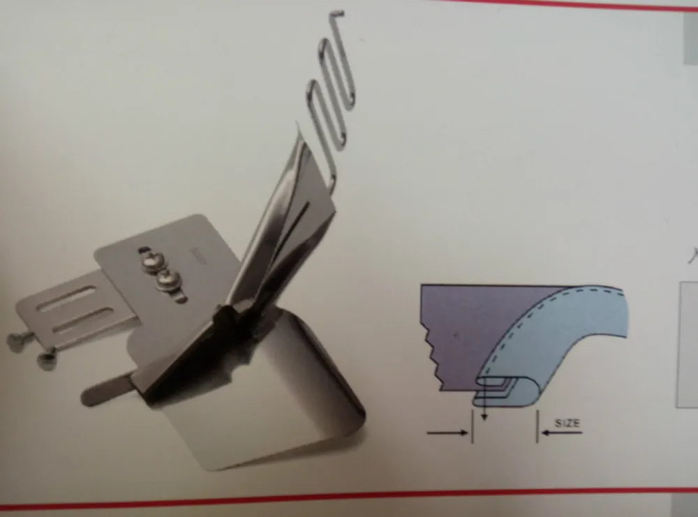 

folder hemmer (DY123) for lockstitch 40mm overlock eagle brand