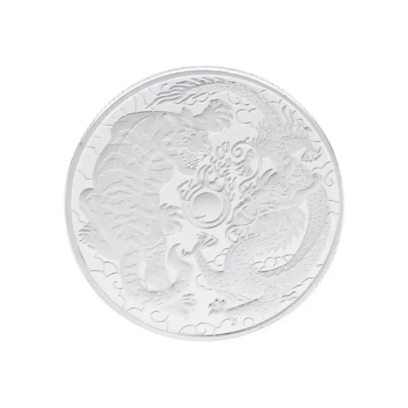 

Commemorative Coin Fight of Tiger Dragon Animals Collection Art Crafts Souvenir Gifts Collectible Coins New Quality
