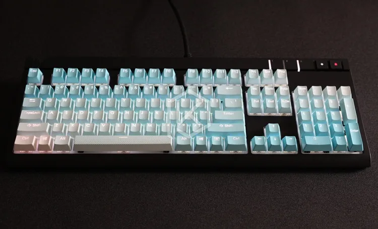 108 клавиша PBT двойная съемка с подсветкой Радужная клавиатура для Corsair STRAFE K65 K70 logitech G710+ Механическая игровая клавиатура