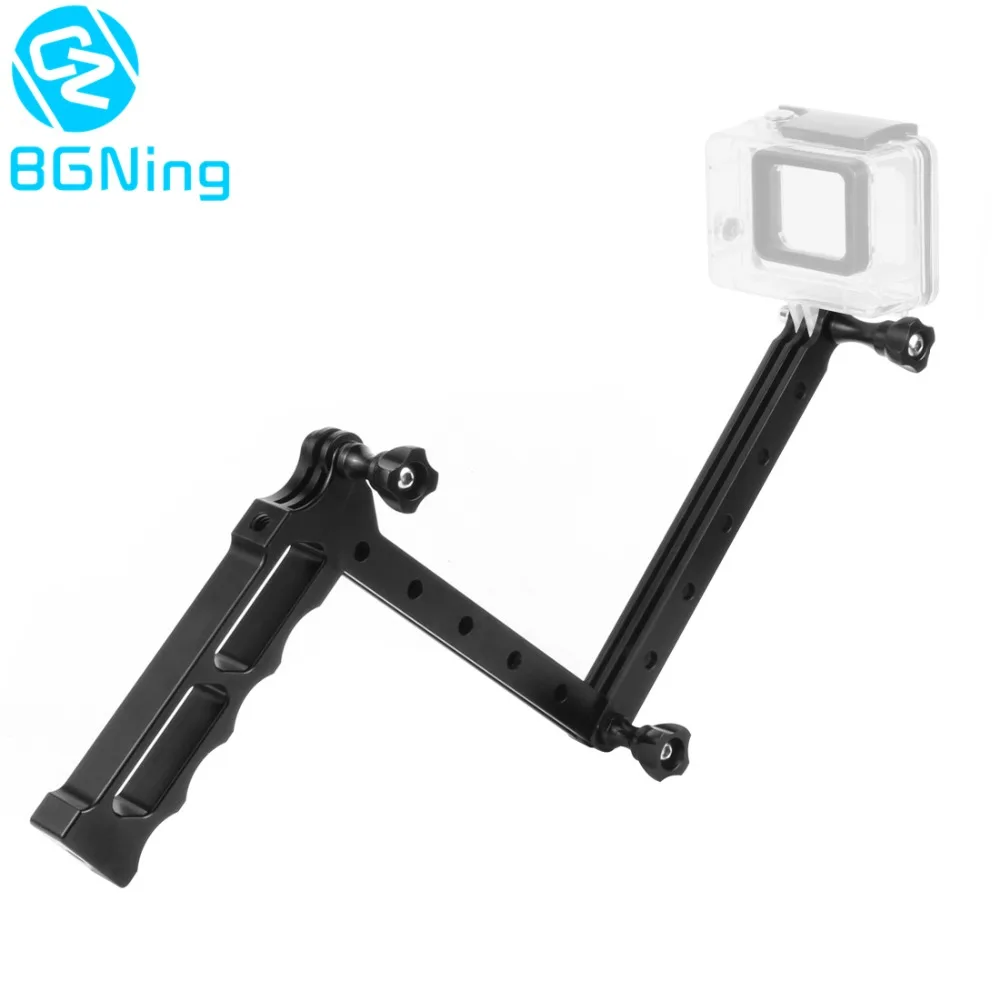 

CNC Helmet Selfie Stick Extension Rod Hand-Held Foldable Tripod Arm Stand Bracket for Gopro Hero 7 6 5 SJcam Yi Sports Cameras