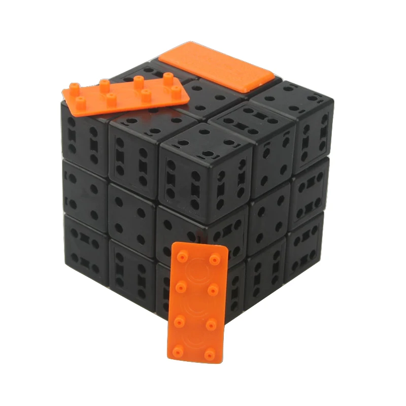 3x3x3 Magic Cube DIY с Пластик Цвет Наклейки Логические головоломки Cube для Magic Cube