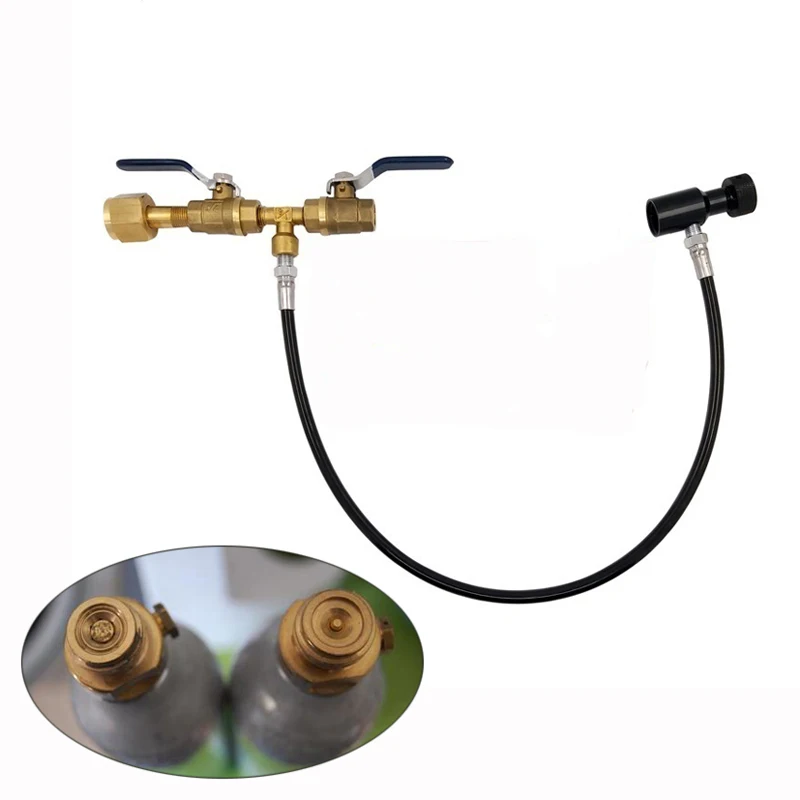 

New Deluxe Dual Valve Co2 Fill Station Paintball