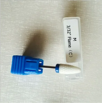

Ceramic Polisher M/F/C Nail Drill Machine Accessory Rotary Flame Milling Cutter Manicure Equipment Nail Drill Bit / by dhl 50pcs