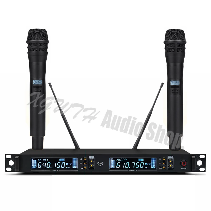 

U Segment Wireless Microphone One For Two Home Singing Karaoke Stage Performance Outdoor Microphone ktv Special