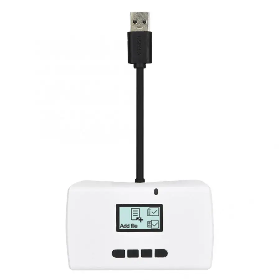 CAR-01 Smart Card Reader USB3.0 High-speed Transmission DSLR Camera Memory Card Data Recovery Data backup function