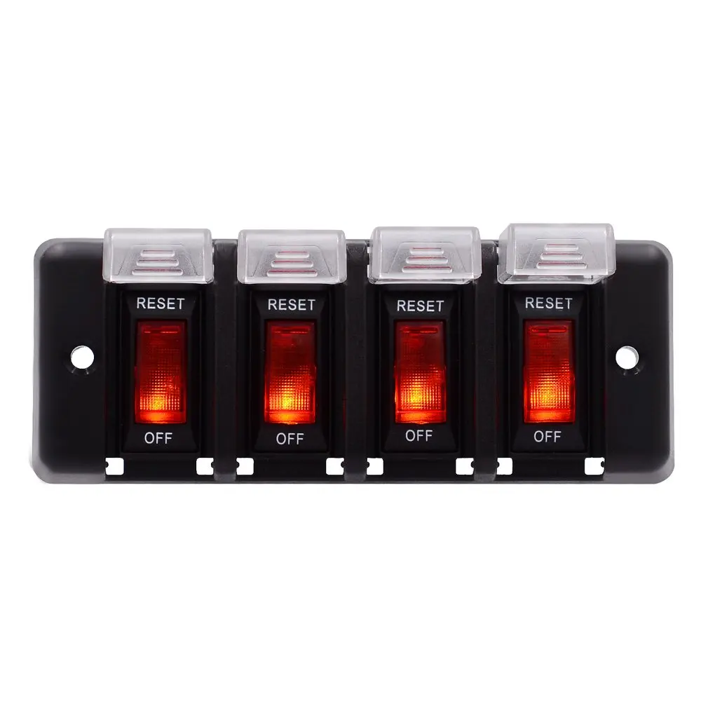 

CS-595A1 Car Rv Ship Yacht Four Power Off Switch Circuit Breaker 16A Power Off Power Overload Protector Drop Shipping Hot Sale
