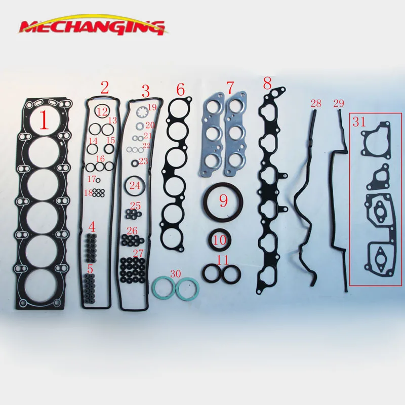 

2JZ 2JZGE 2JZ-GE For TOYOTA CROWN SALOON 3.0 4WD AND FOR LEXUS GS SC IS 200 300 Engine Parts Full Set Engine Gasket 04111-46064